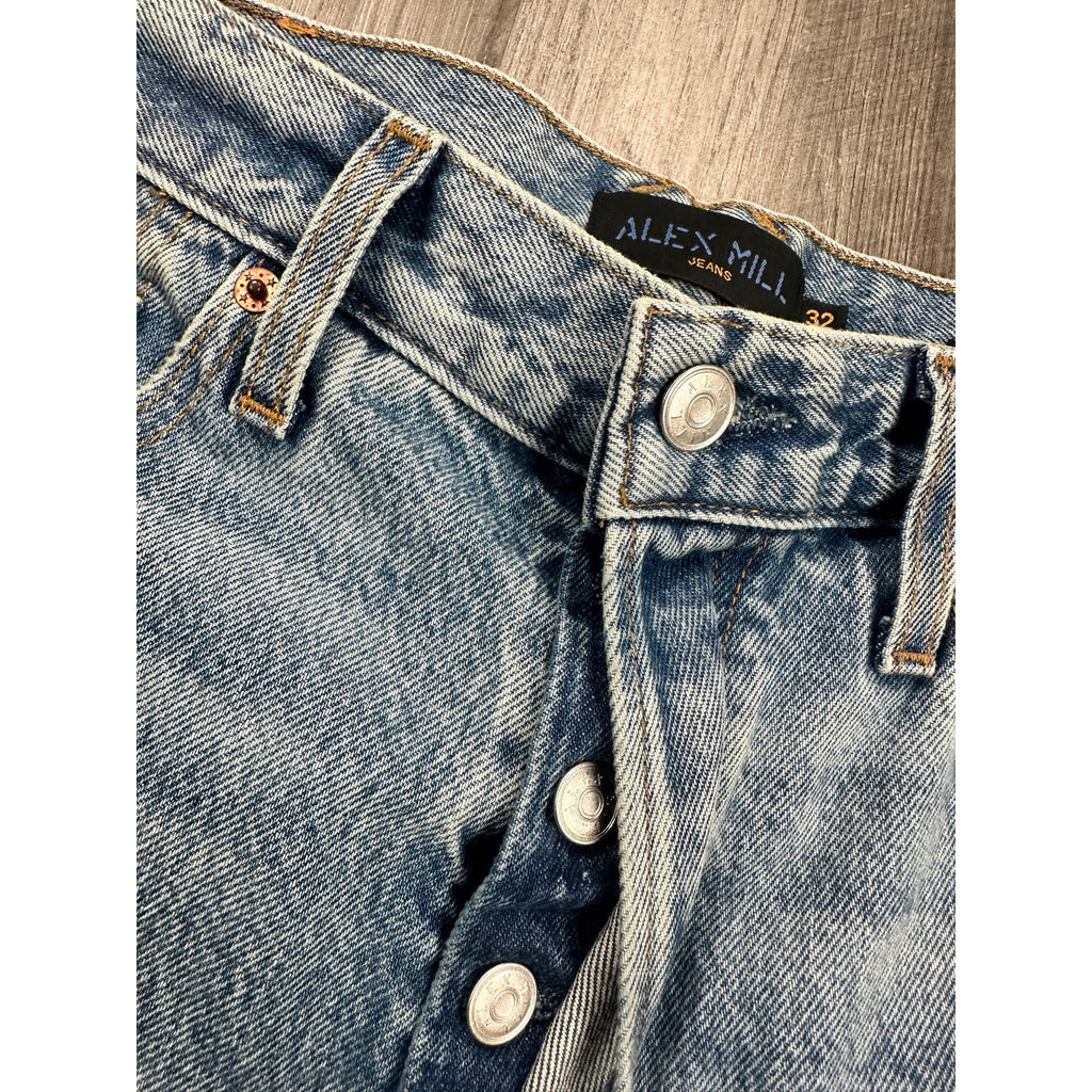 Alex Mills AM Original 5 Pocket Jean in Light Wash — Size 32