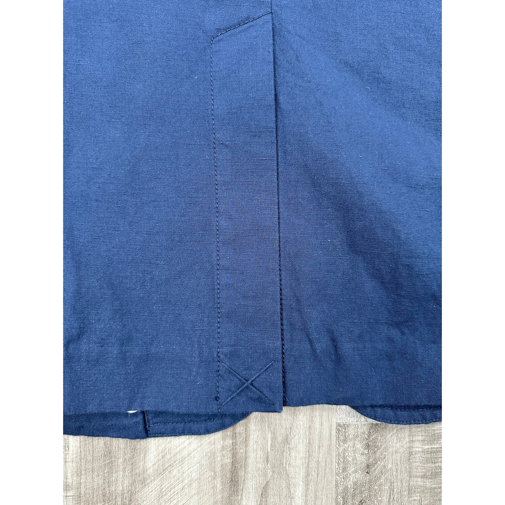 Alex Mill Cotton Linen Cooper Blazer in Navy — Size Medium