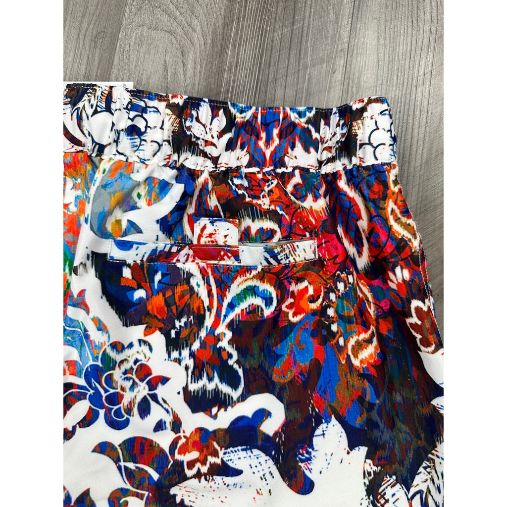 Robert Graham Floral Graffiti Swim Trunks — Size Large
