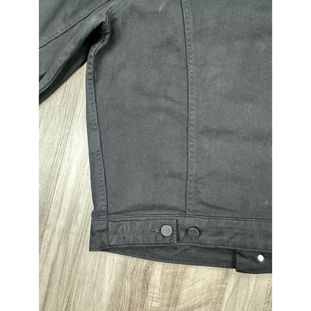 Tecovas Overnight Trucker Sheepskin Collar Denim Jacket — Size Medium // Preowned
