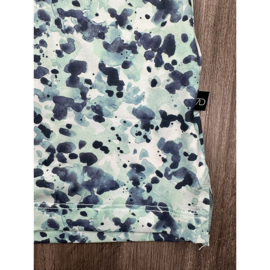 7 Diamonds Lunar 4 Way Stretch Polo in Mint — Size Small