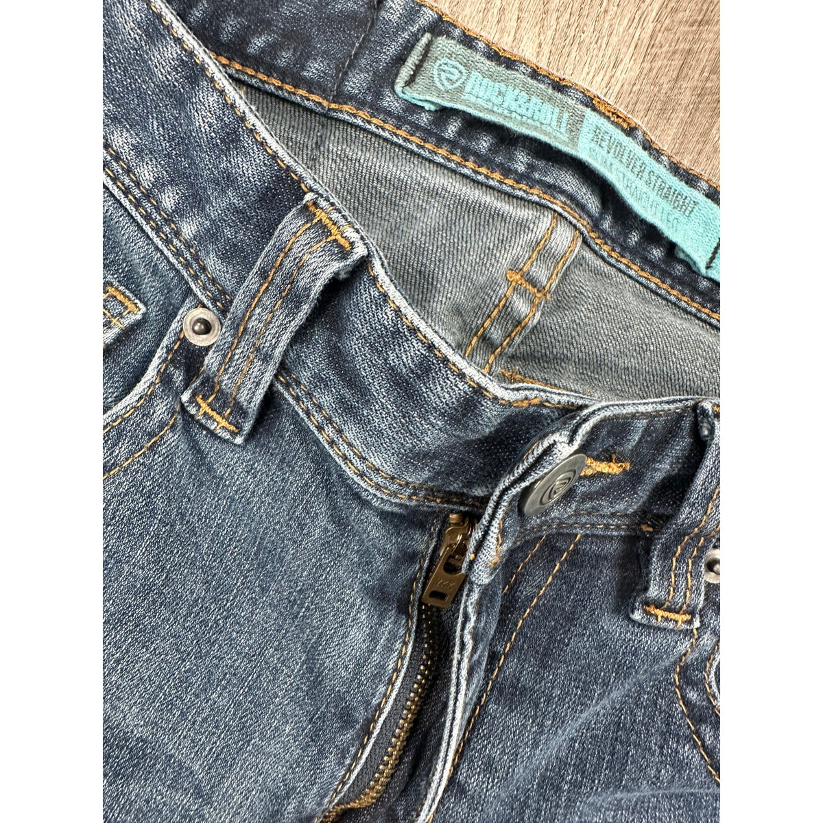 Rock & Roll Denim Revolver Slim Straight Reflex Jeans — Size 29x36 // Preowned