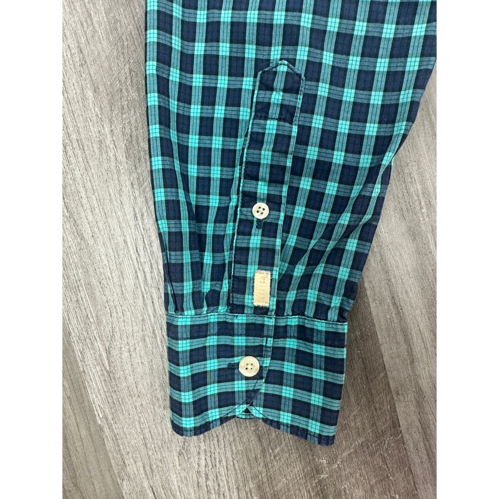 Scotch & Soda True Gentleman Plaid Long Sleeve Button Down Shirt — Size Large // Preowned