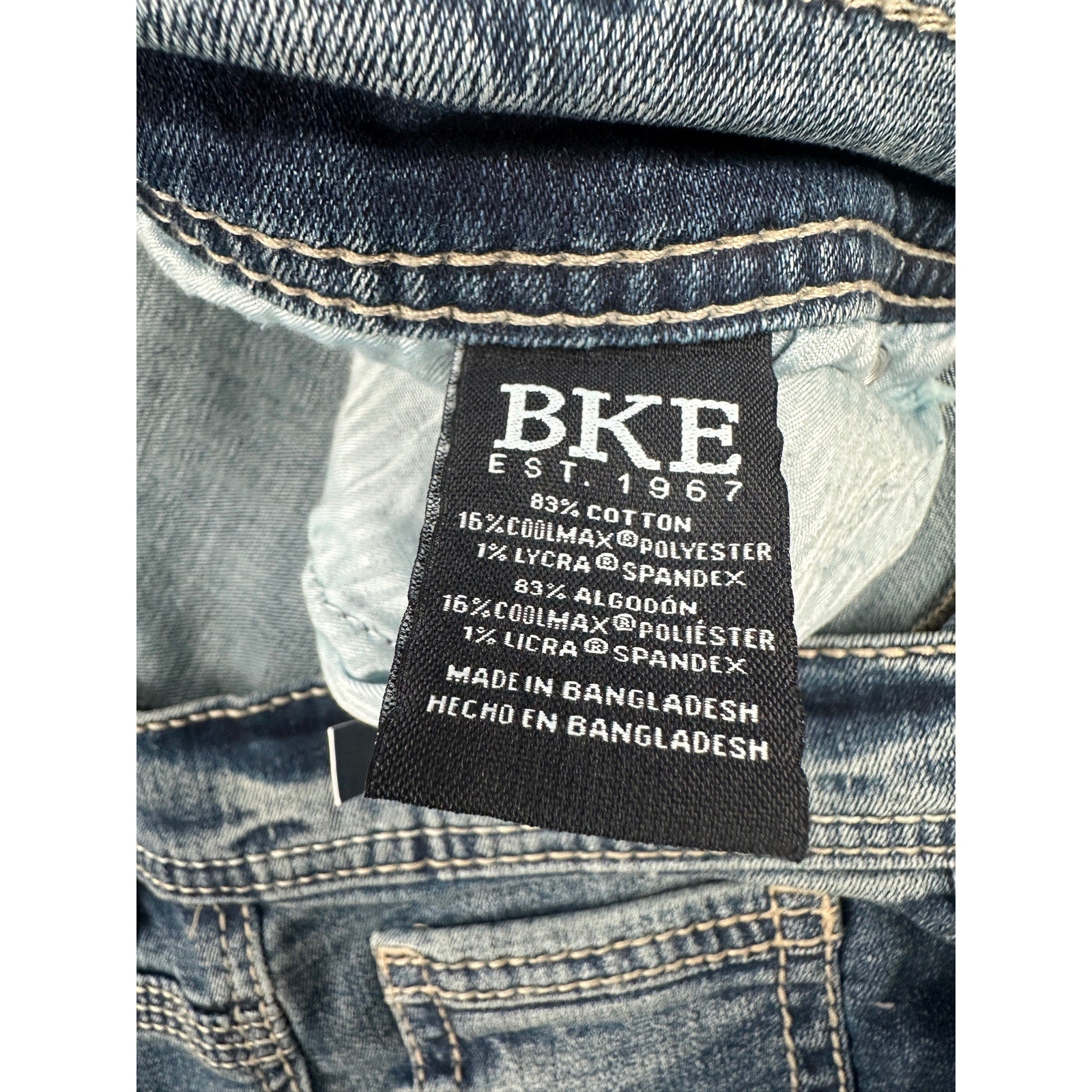 BKE Seth Straight Stretch Jean in Blue — Size 40x32