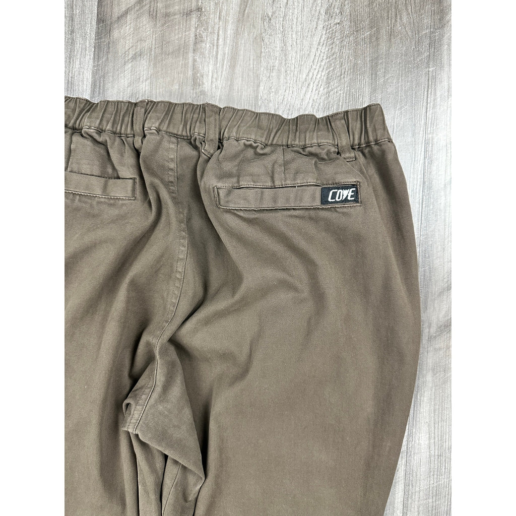 Cove Slim Straight Stretch Chino Pants in Brown — Size 34 // Preowned