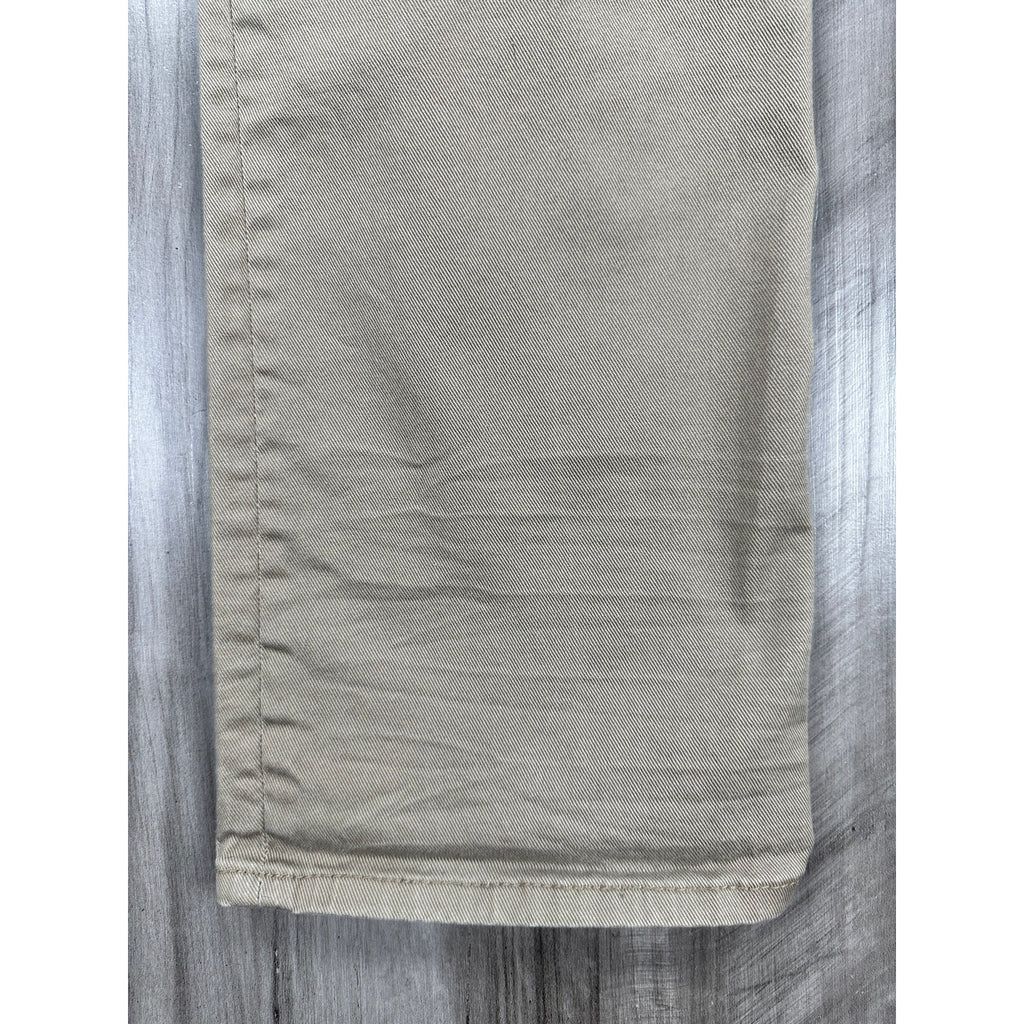 Buffalo David Bitton Six-X Straight Leg Twill Pant in Tan Khaki — Approx. 33x32