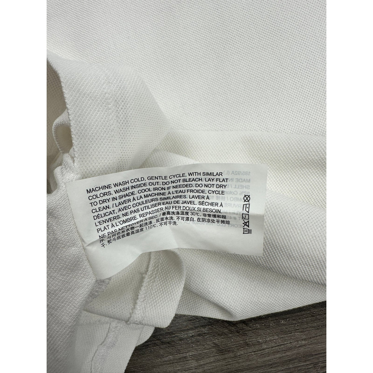 Theory Berk Function Pique Short Sleeve Henley — Size Large // Preowned