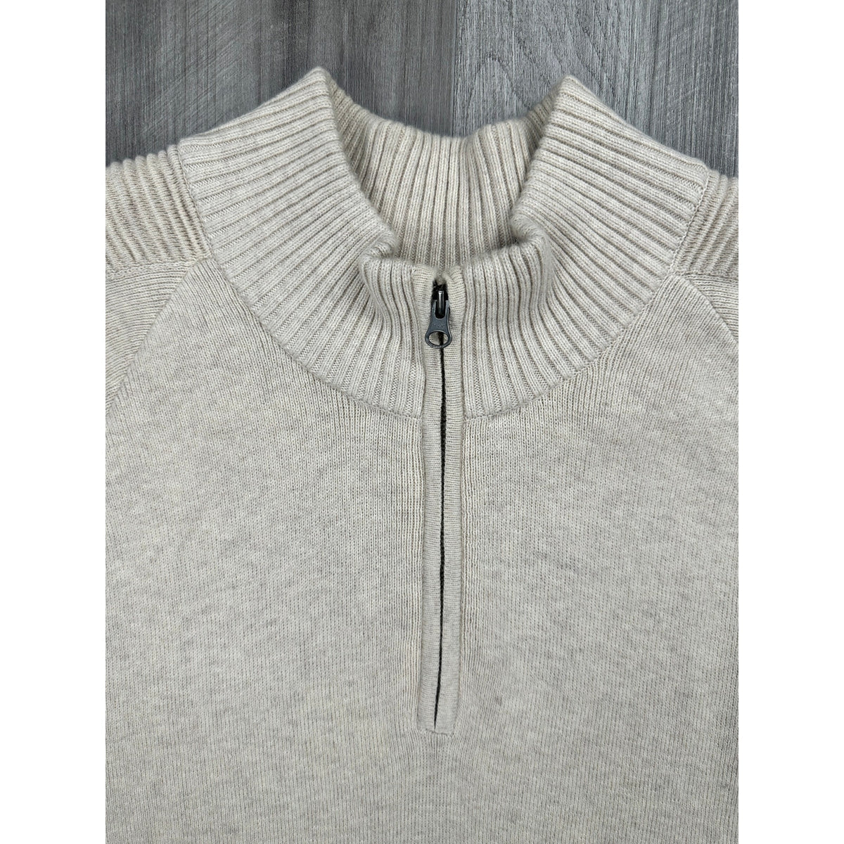 Marine Layer Archive Big Bear Quarter Zip Pullover Sweater — Size Medium // Preowned