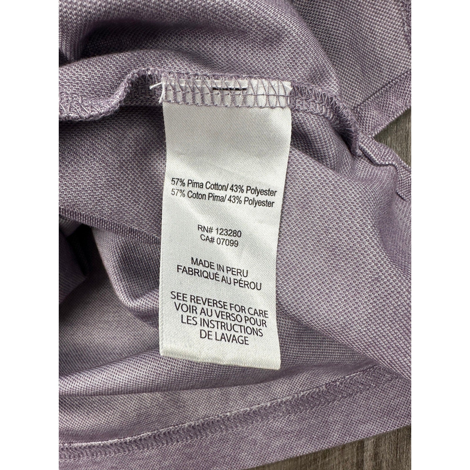 Travis Mathew TCU Texas Christian University Horned Frogs Oceanside Golf Polo in Purple — Size Large // Preowned