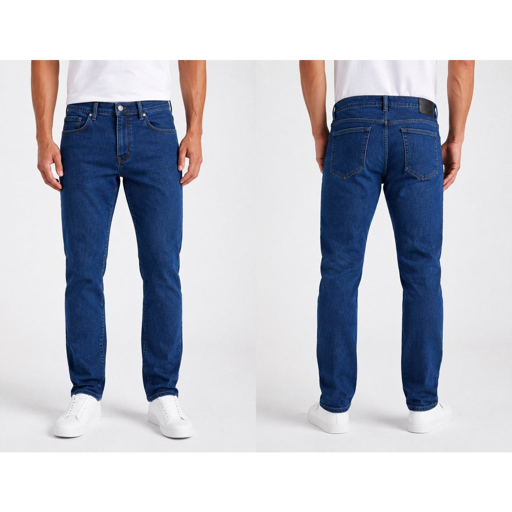 Buffalo David Bitton Adam Slim Stretch Jeans in Dark Wash — Size 38x30 // Preowned