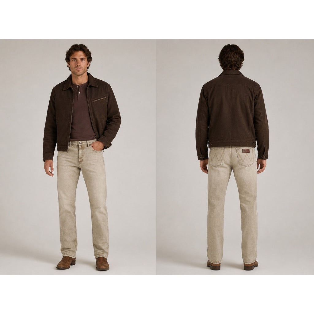 Wrangler Retro Slim Straight Jean in Saddle Tan — Size 34x34 // Preowned