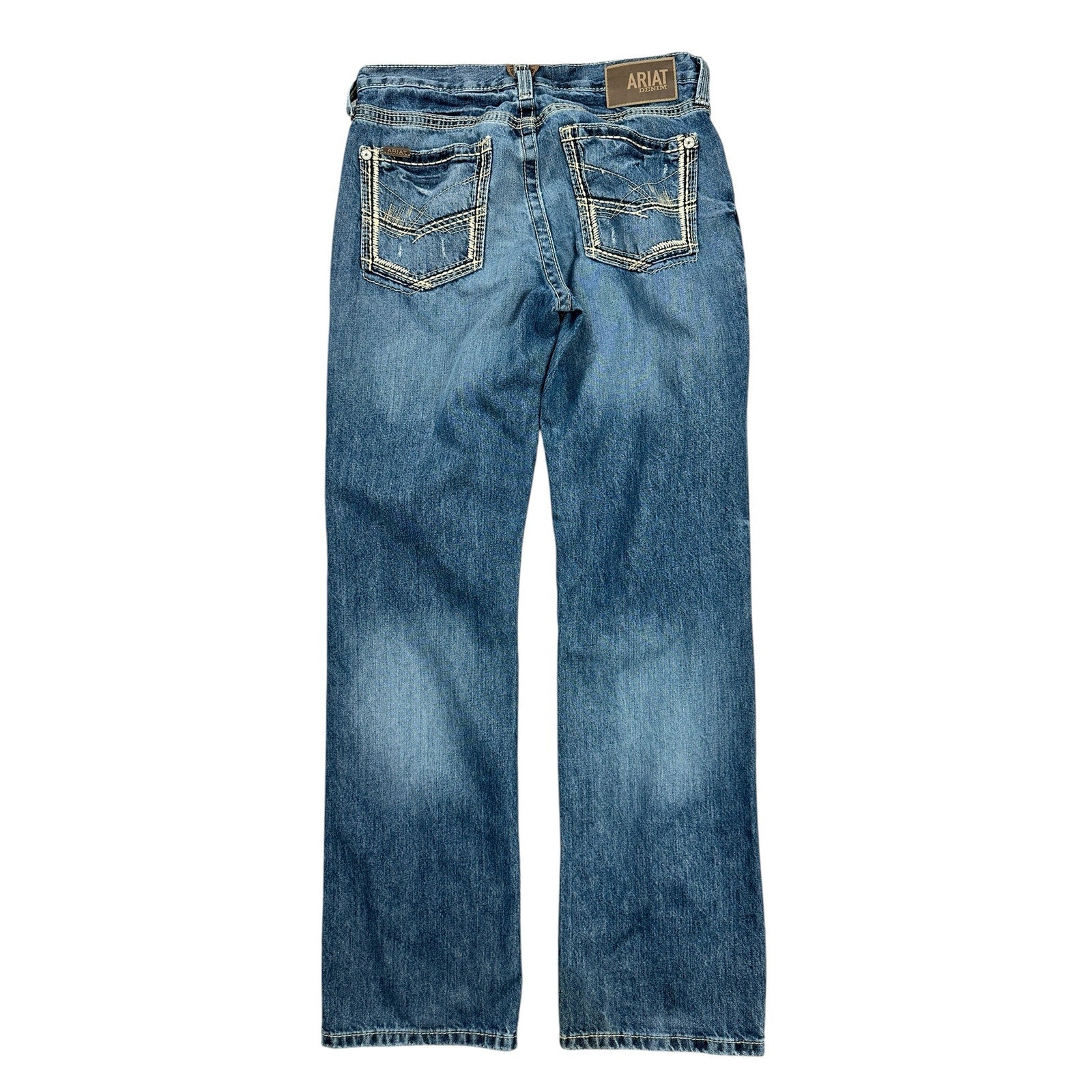 Ariat Gambler M5 Stackable Straight Leg Jean in Blue — Size 32x34 // Preowned