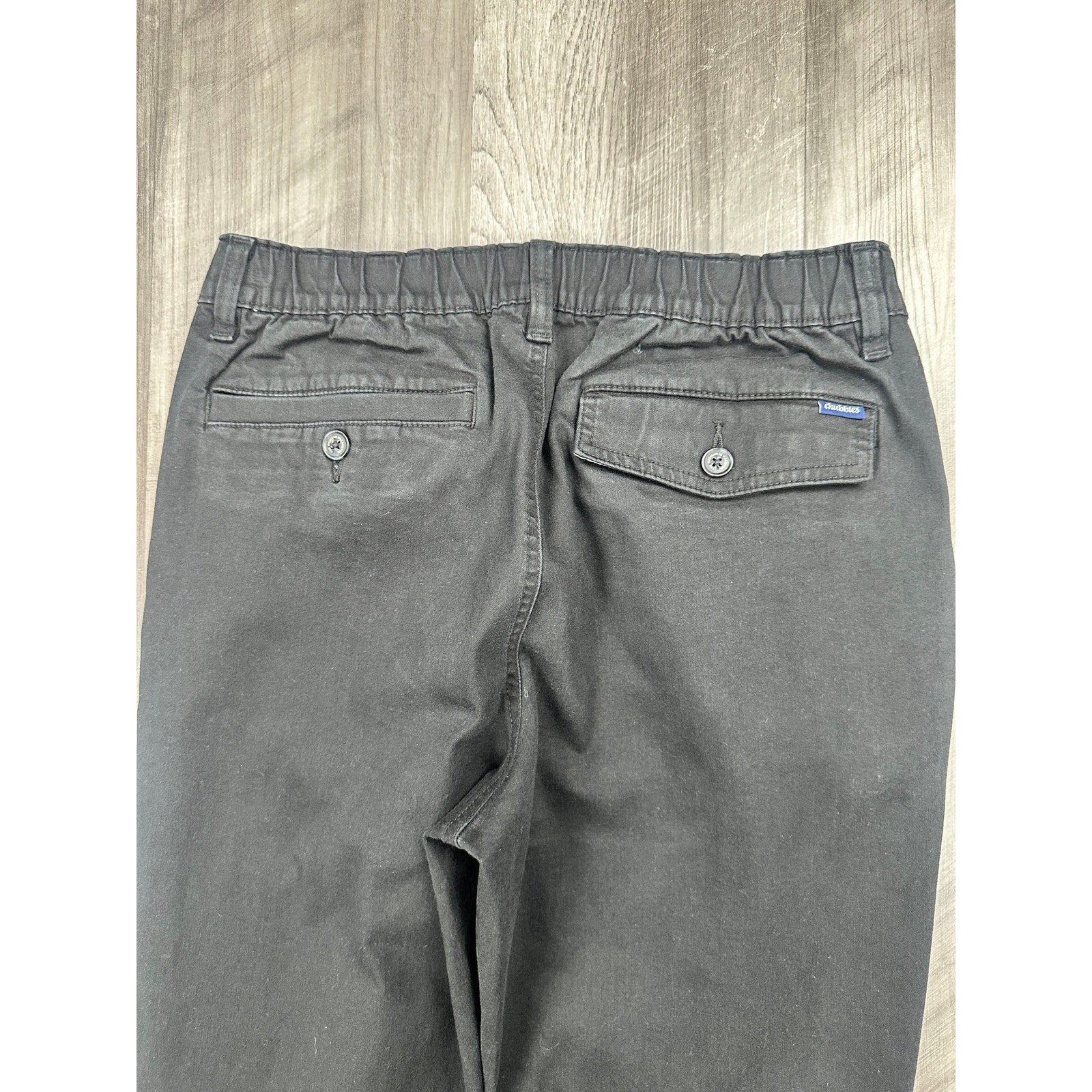 Chubbies The Dark 'N Stormies Originals Stretch Twill Chino Pants in Black — Size Small // Preowned