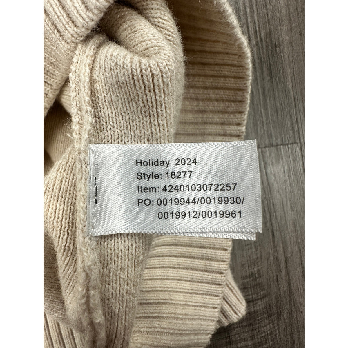 Marine Layer Archive Big Bear Quarter Zip Pullover Sweater — Size Medium // Preowned