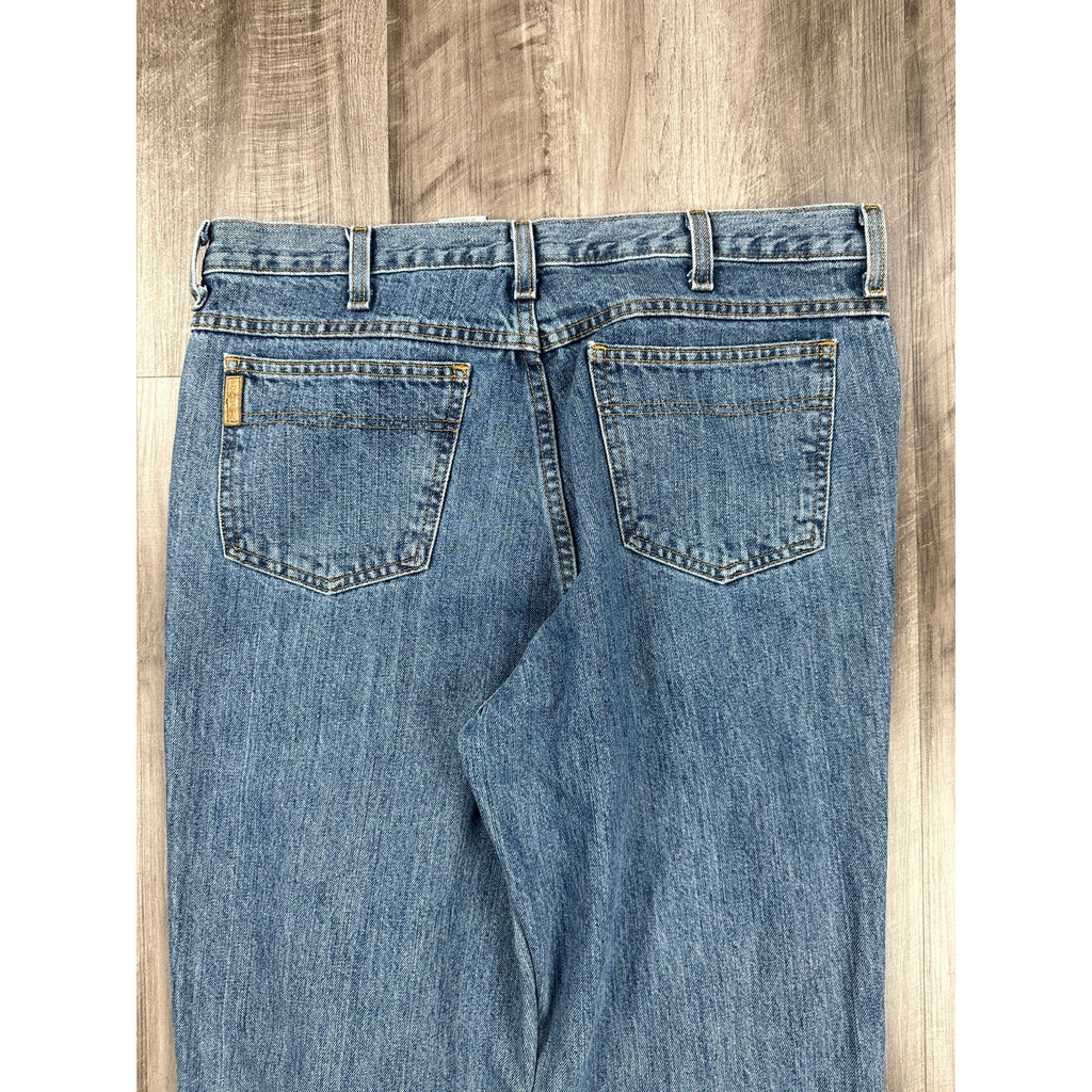 Cinch Bronze Label Slim Fit Tapered Jean in Medium Stonewash — 36x34