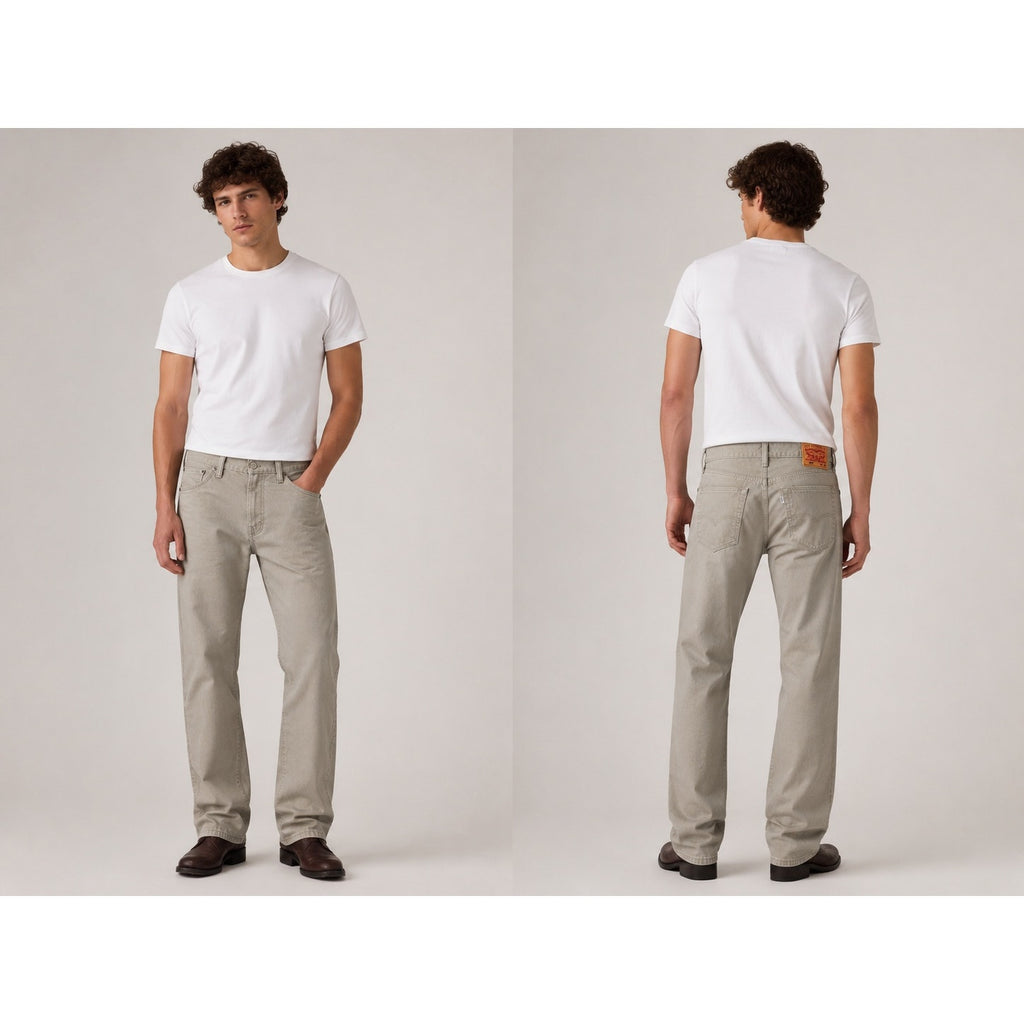 Levi's Straight Leg Zip Fly Jeans in Tan — Size 40x32 // Preowned