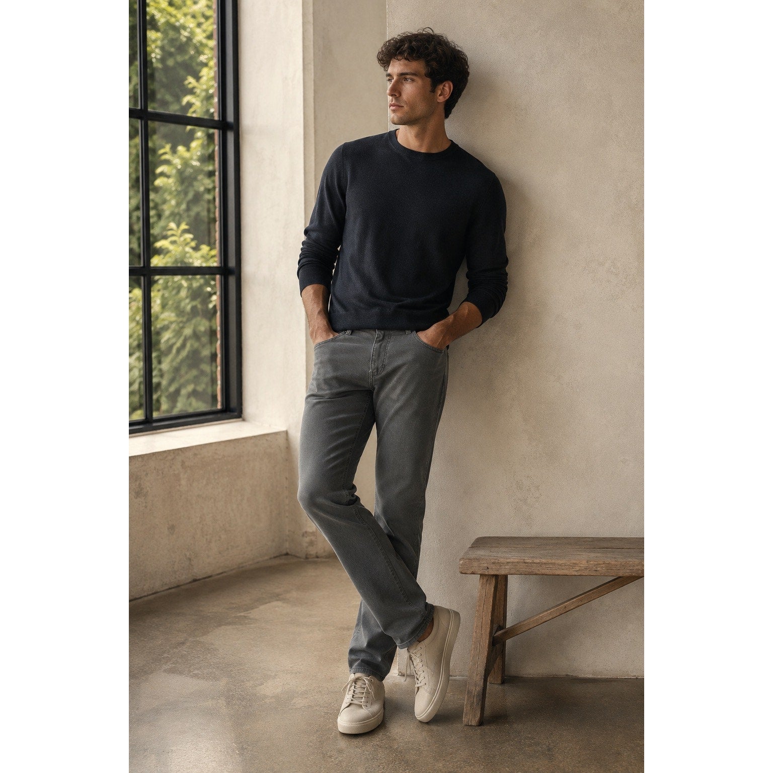 DL1961 Nick Slim Fit Jeans in Charcoal — Size 36x34 // Preowned