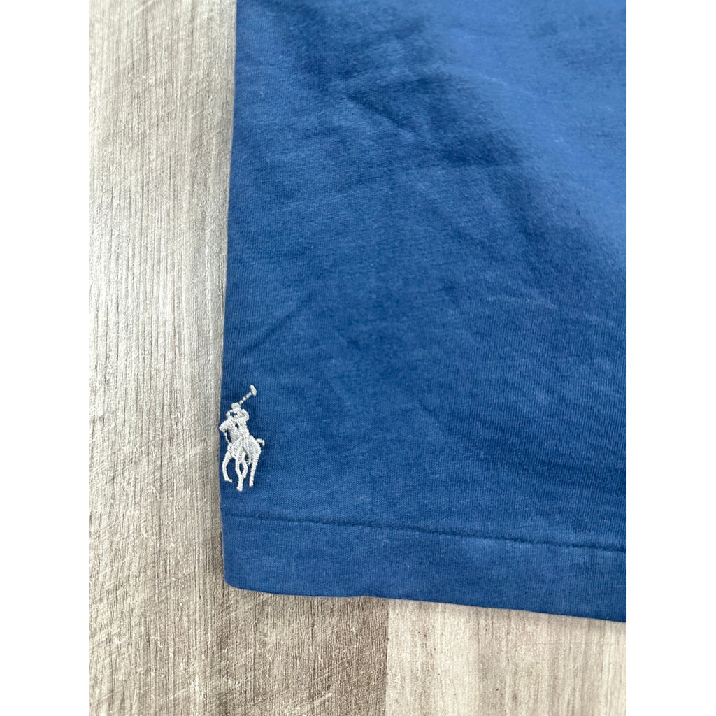Polo Ralph Lauren Old Classics Sueded Jersey Long Sleeve Polo in Navy — Size 4XLT