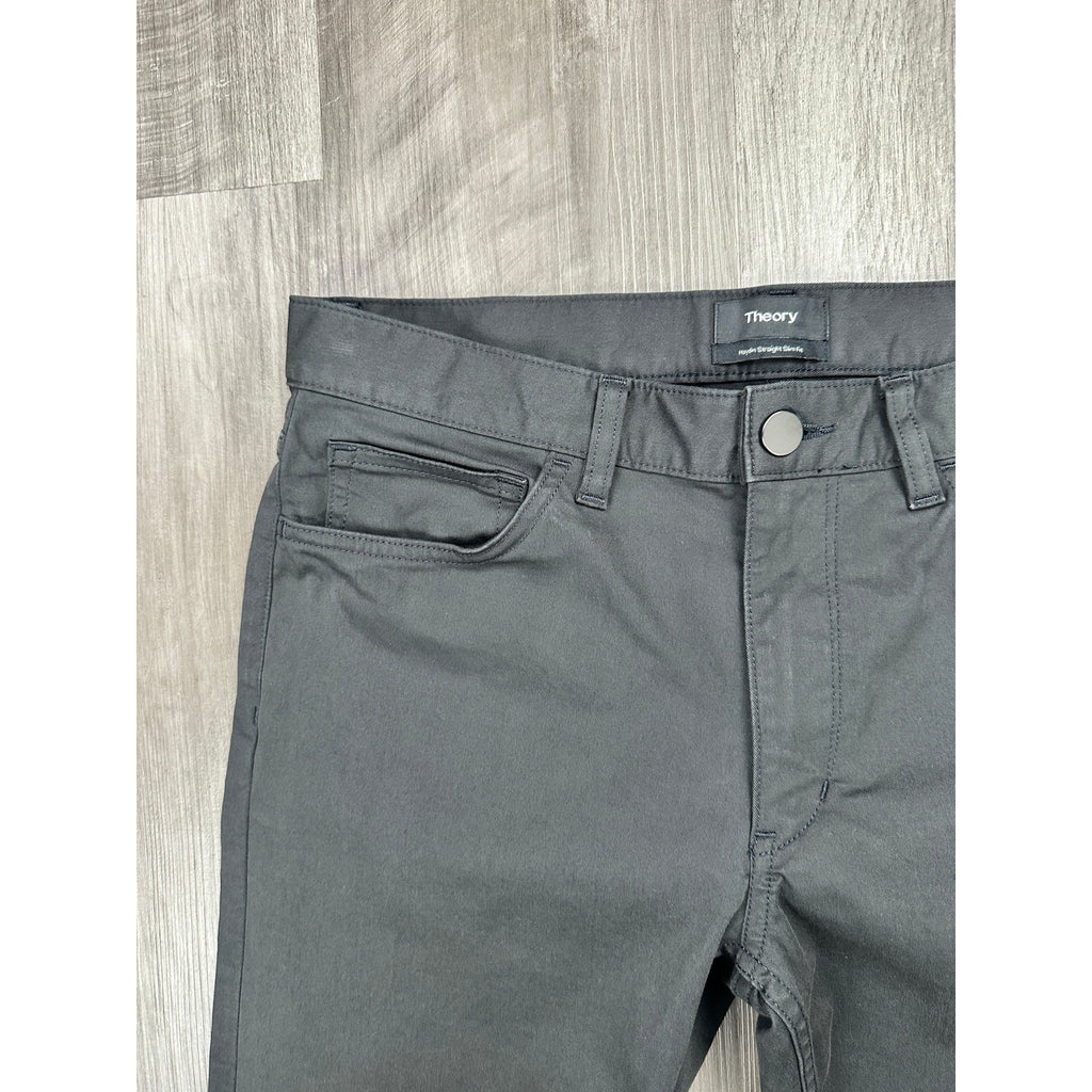 Theory Haydin Straight Slim Fit 5 Pocket Pants — Size 30 // Preowned