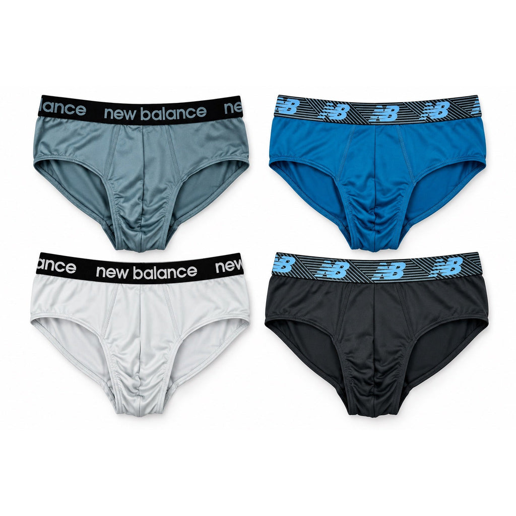 New Balance 360 Degree Stretch Performance Premium Briefs - 4 Pack — Size Large