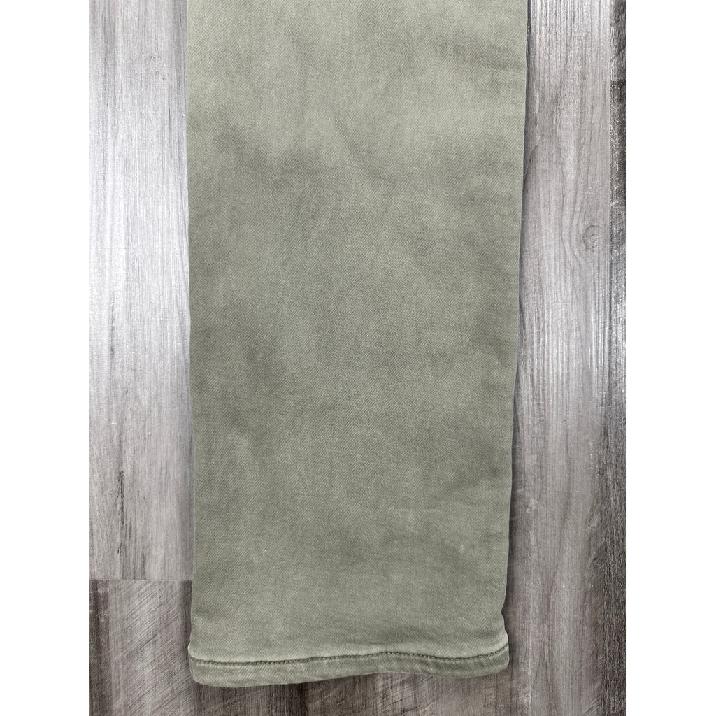 Liverpool Los Angeles Regent Relaxed Straight Stretch Jean in Pewter Green — Size 28x34