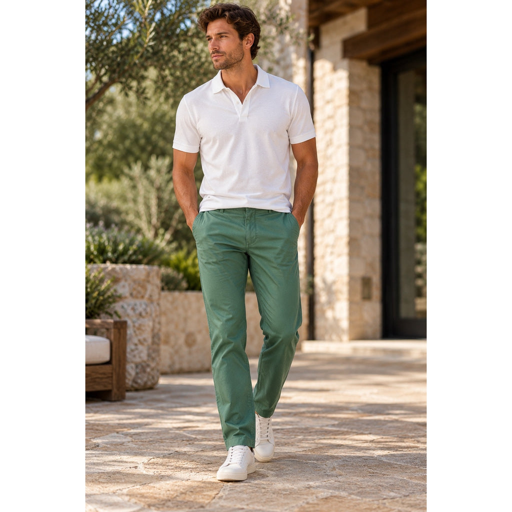 7 Diamonds Parker Performance Straight Stretch Chino Pants — Size 36 // Preowned