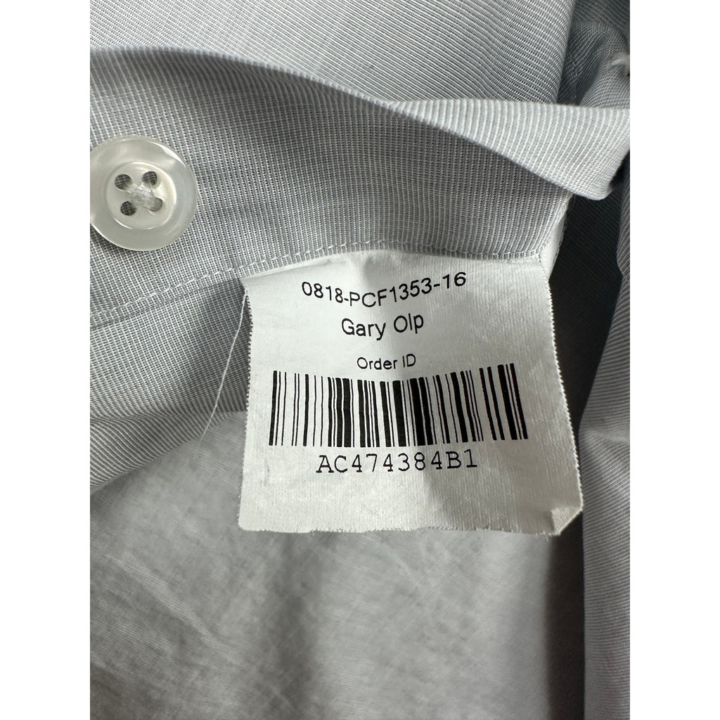 Proper Cloth Poplin Broadcloth Long Sleeve Button Down Shirt — Size 16 (Large) // Preowned