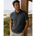 Vuori Strato Tech Polo in Heather Charcoal — Size Medium // Preowned