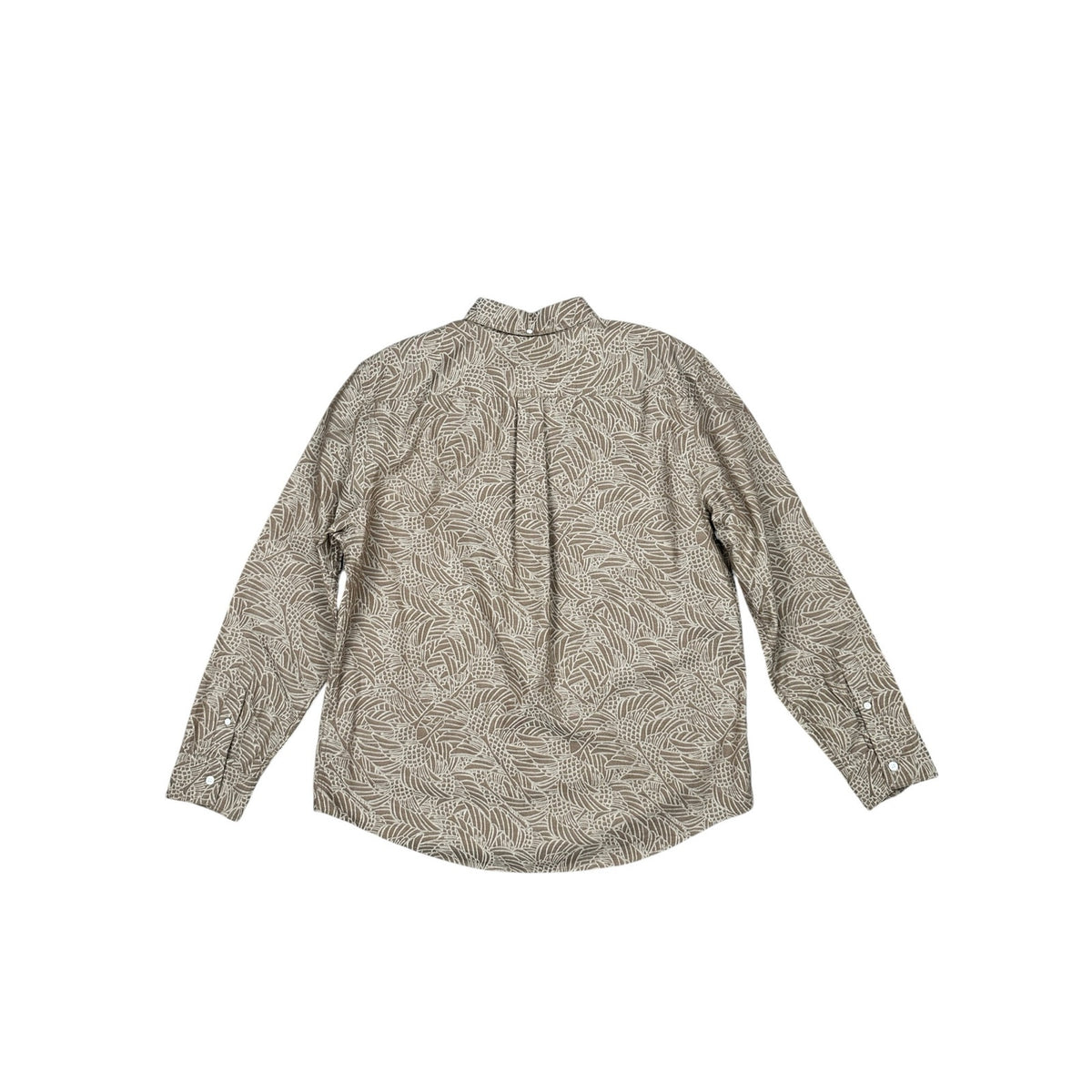 Billy Reid Melange Heron Swarm Standard Fit Long Sleeve Button Down Shirt — Size Large // Preowned