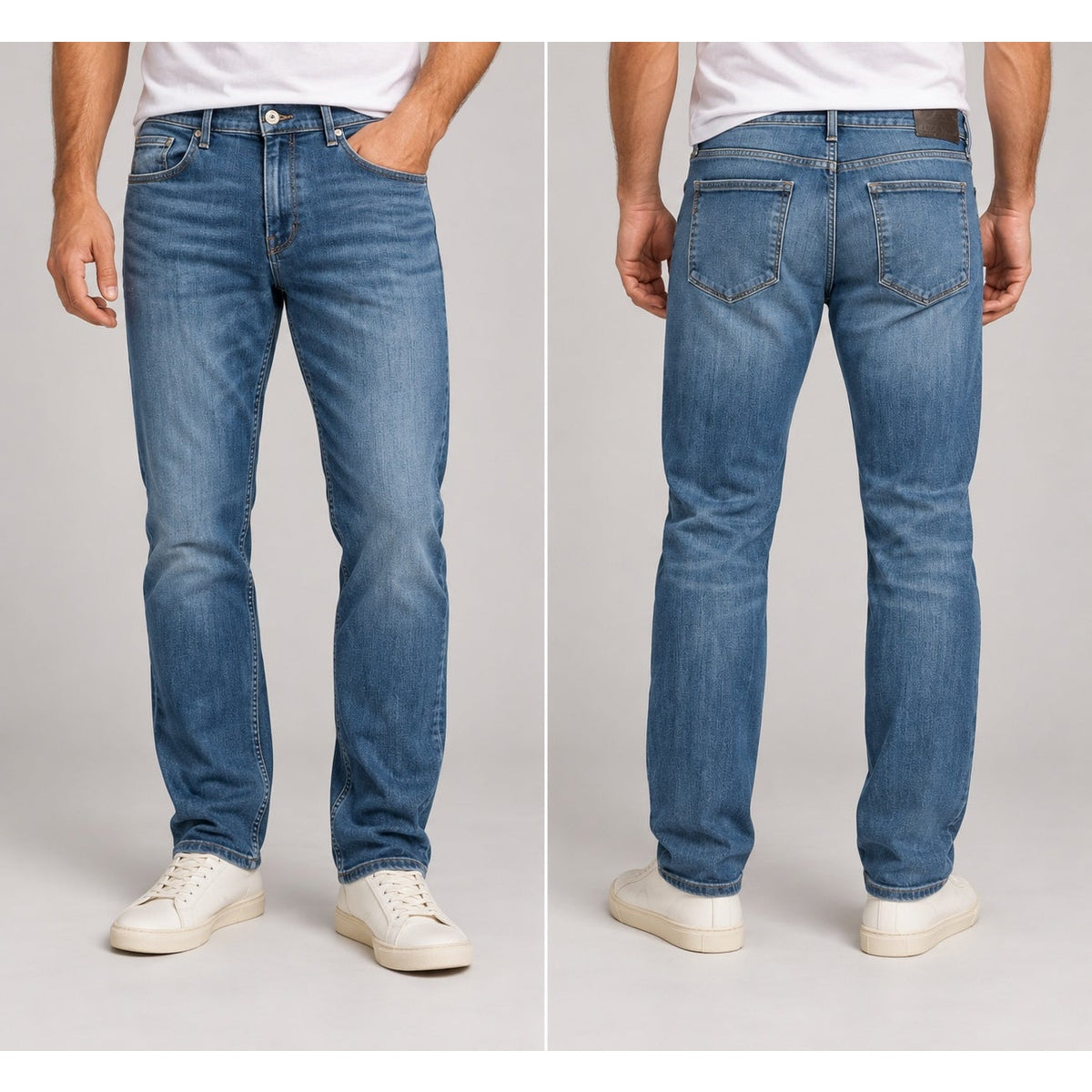 Paige Federal Slim Straight Warwick Jeans — Size 40 // Preowned