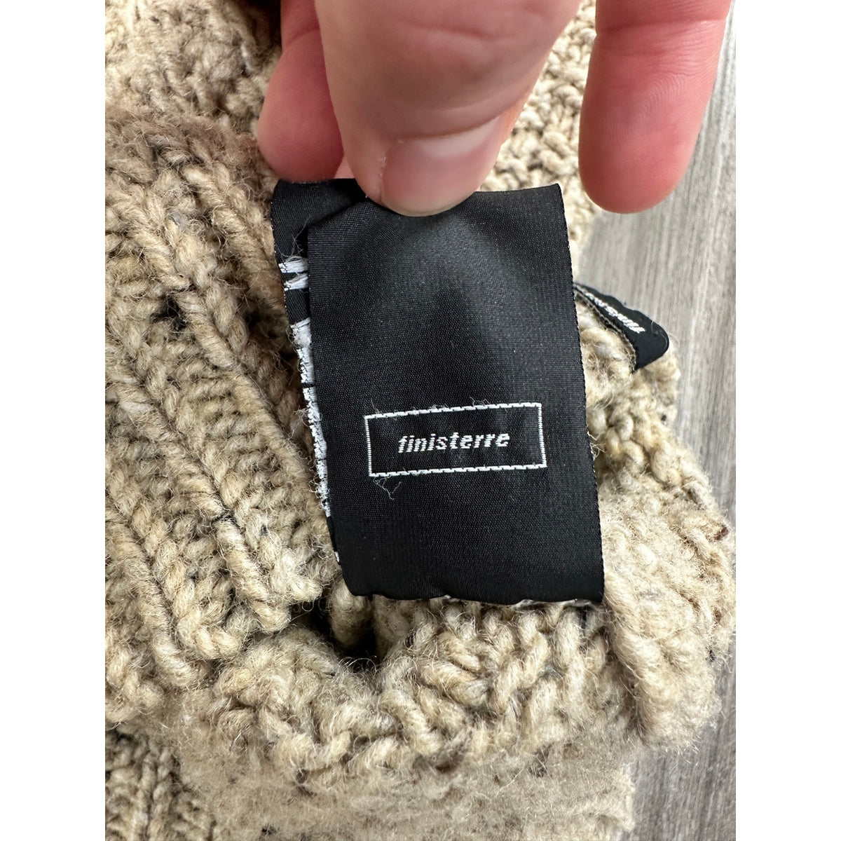 Finisterre Westray Crew Neck Pure New Wool Sweater — Size Small // Preowned