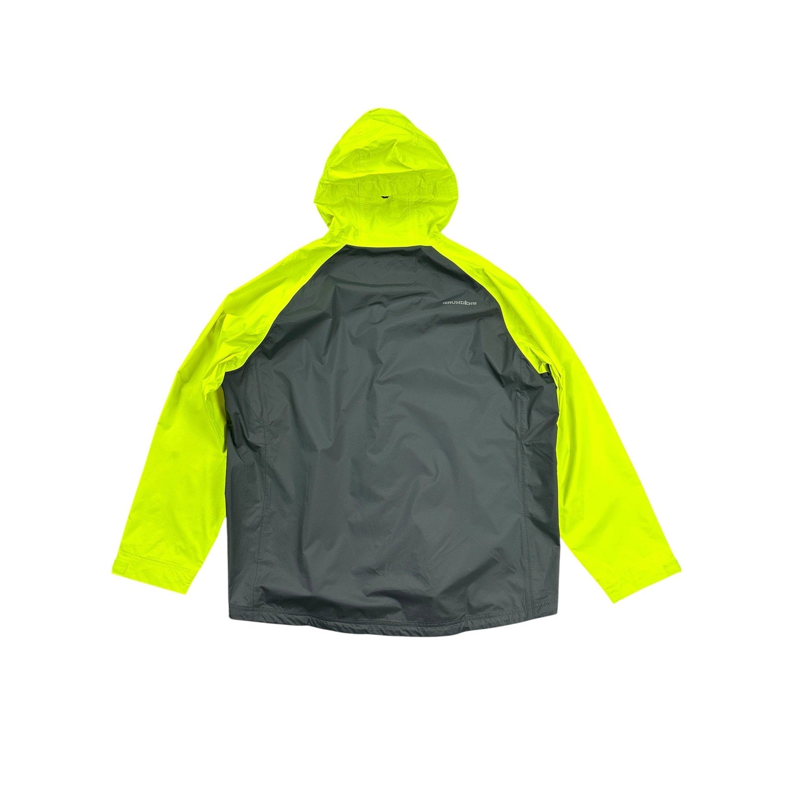 Grundens Trident Ripstop Hooded Jacket in High Visibility Yellow — Size 2XL