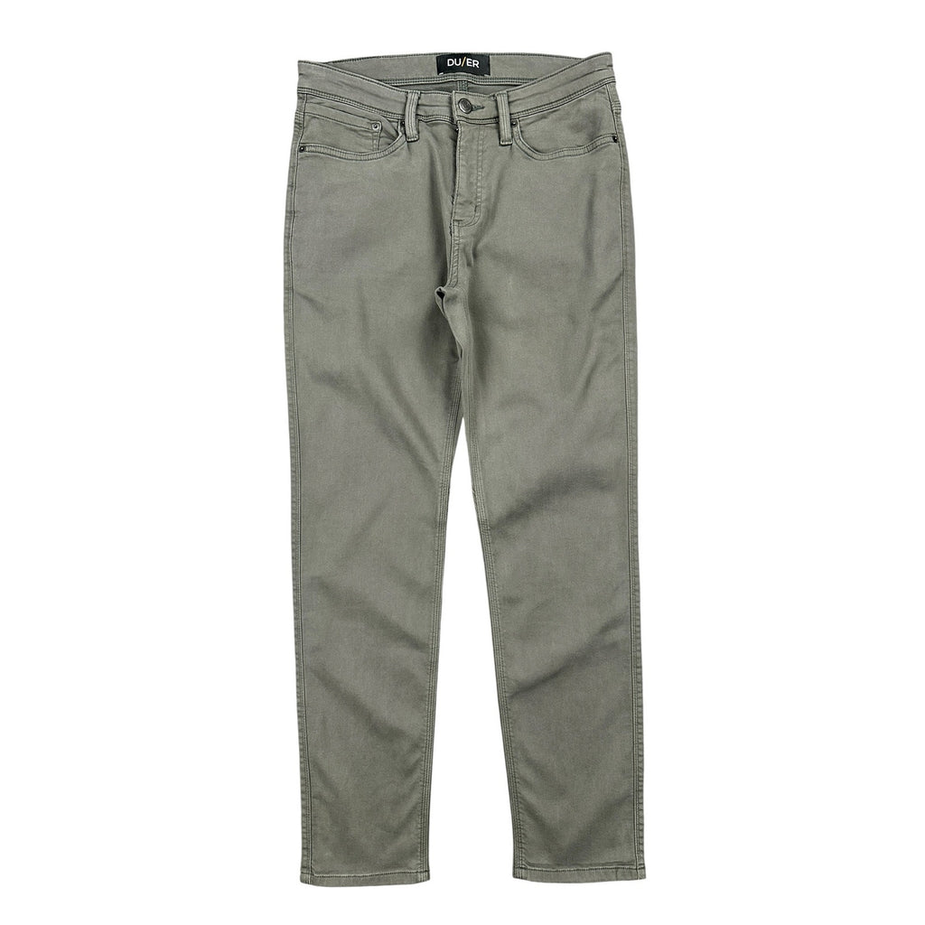 DU/ER N2X Slim Fit No Sweat Stretch Chino Pants in Light Fern — Size 32x30 // Preowned