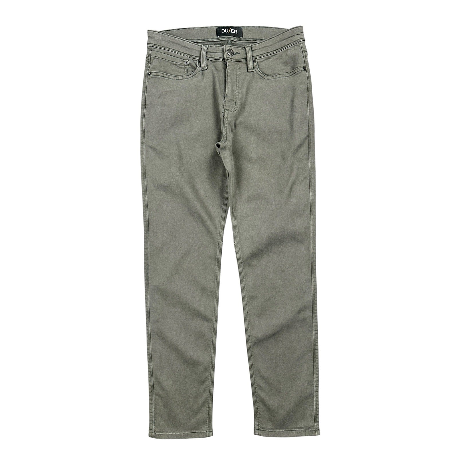DU/ER N2X Slim Fit No Sweat Stretch Chino Pants in Light Fern — Size 32x30 // Preowned