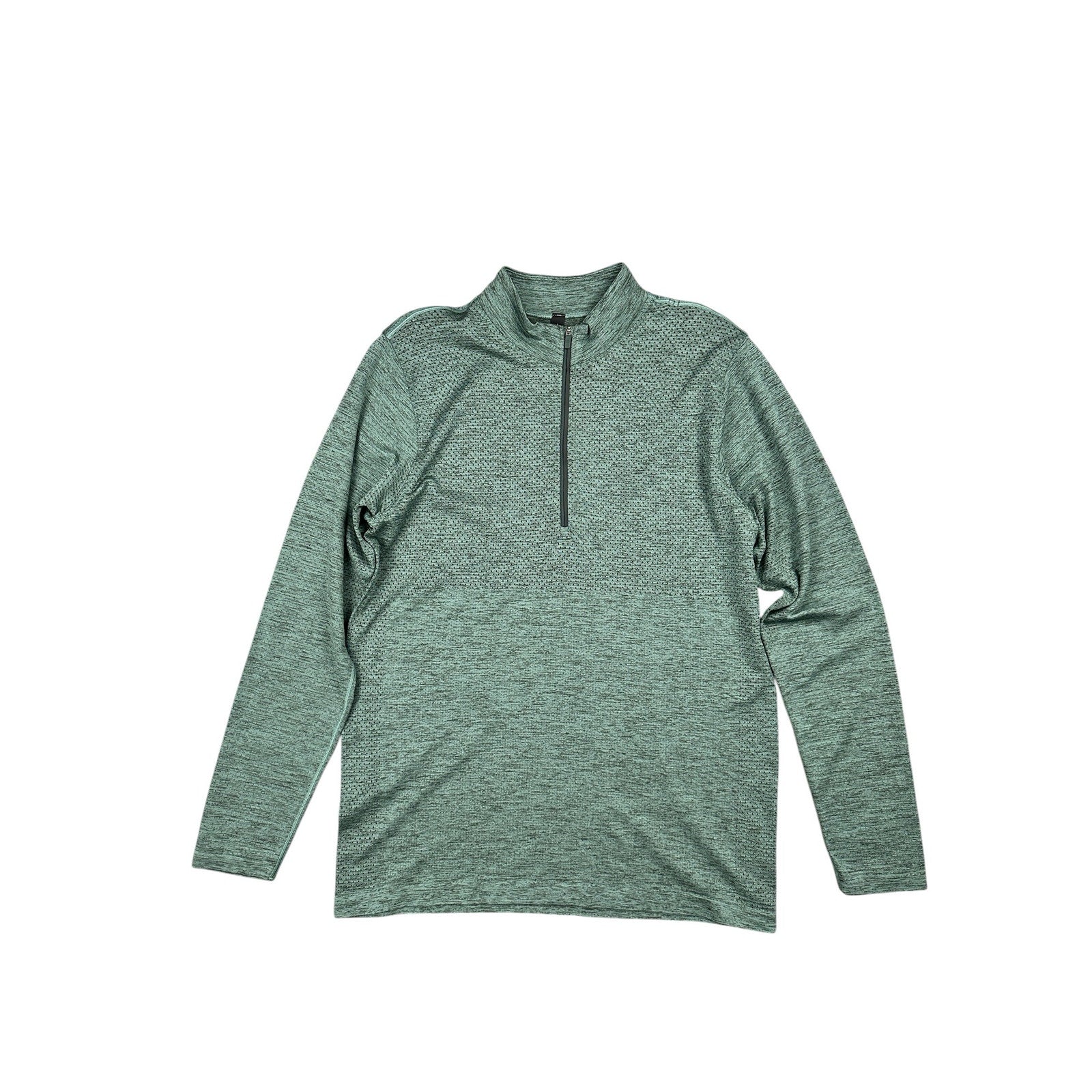Lululemon Metal Vent Tech Half Zip Pullover in Heather Green — Size Large // Preowned