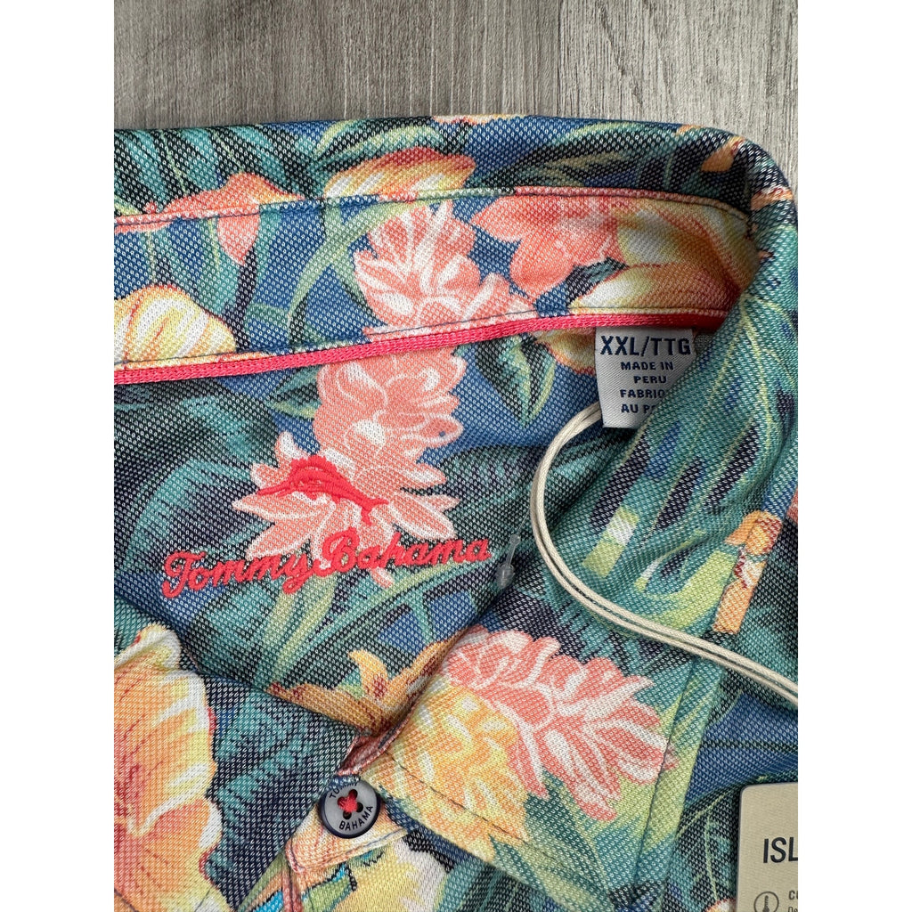 Tommy Bahama Toucan Paradise IslandZone Polo — Size 2XL