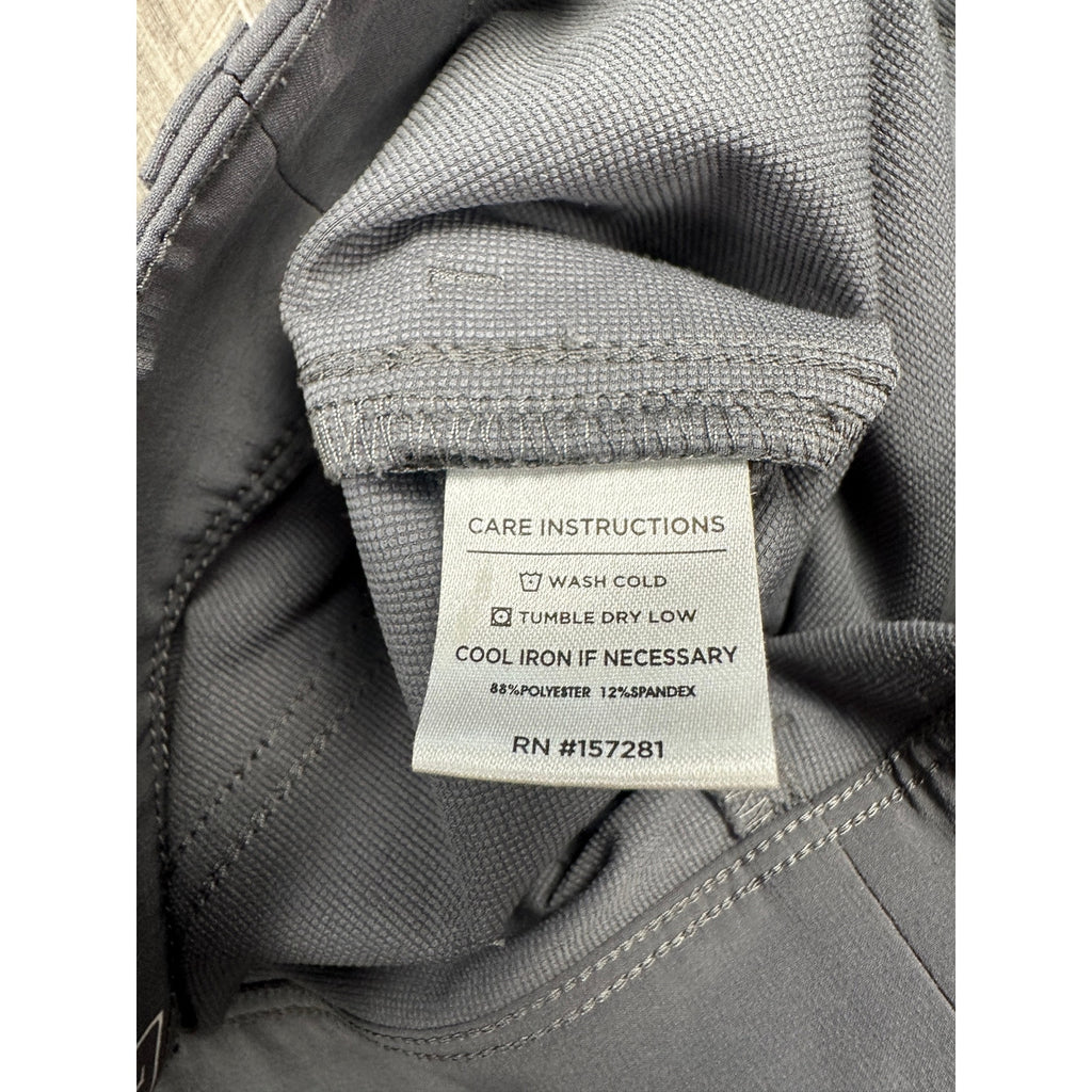 Mizzen+Main Helmsman 5 Pocket Slim Fit Performance Chino Pants in Gray — Size 32x30 // Preowned