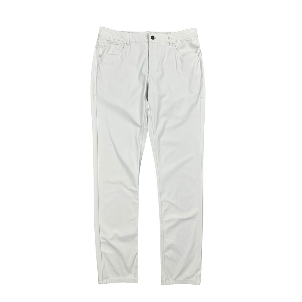 Johnnie-O Cros Country Prep Performance Pants in Stone — Size 33x34 // Preowned