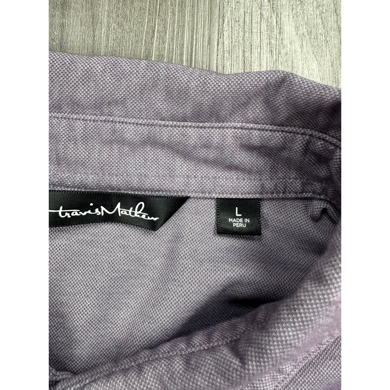 Travis Mathew TCU Texas Christian University Horned Frogs Oceanside Golf Polo in Purple — Size Large // Preowned