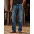 Ariat M4 Low Rise Coltrane Boot Cut Jean in Durango Blue — Size 36x32 // Preowned
