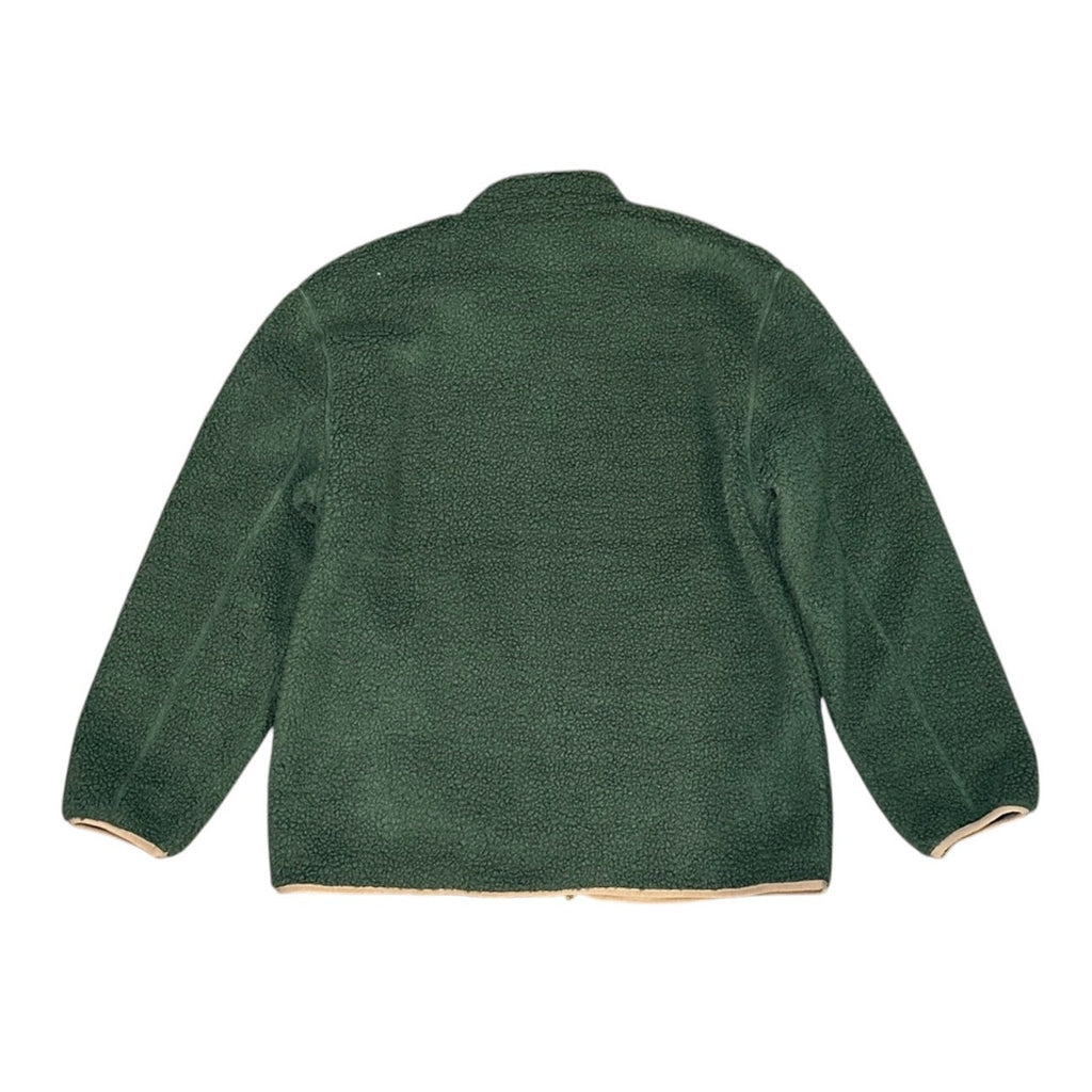 Scotch & Soda Pine Green Sherpa Full Zip Jacket - Medium