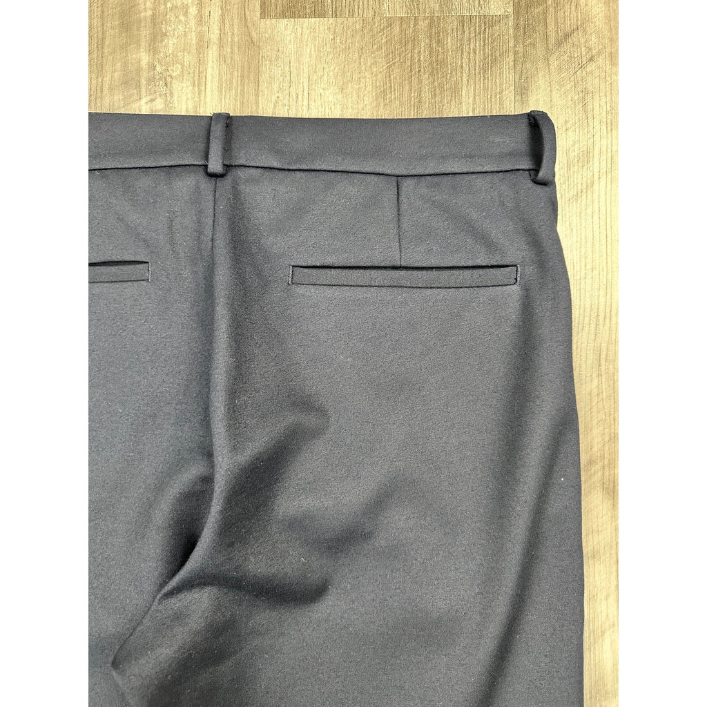 COS Slim Tapered Viscose Blend Ankle Zip Trousers in Navy — Size 50 (US 34R) // Preowned