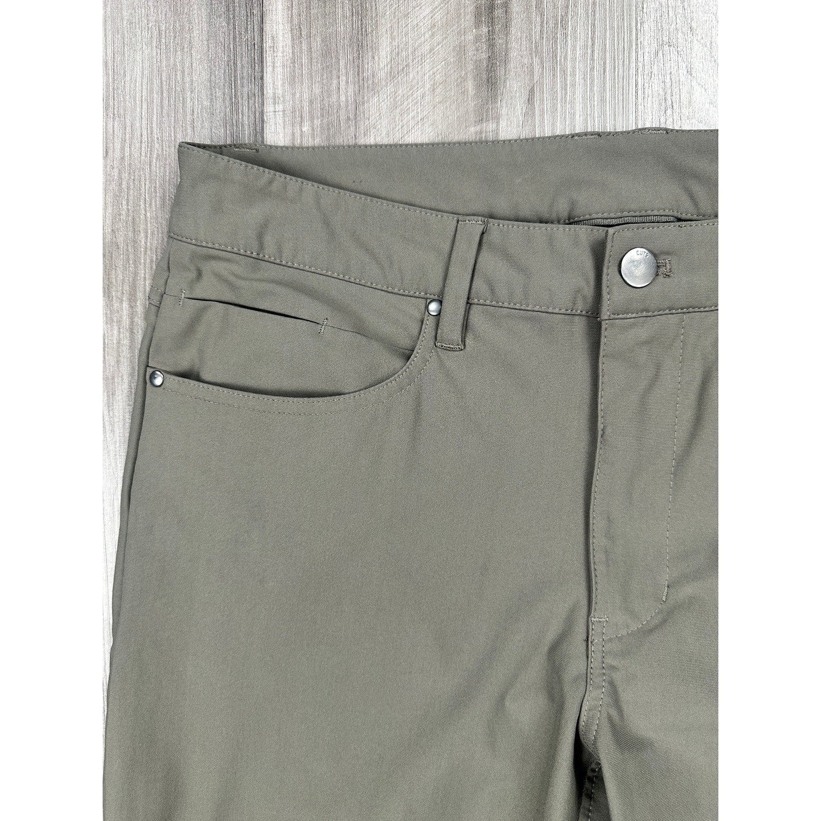 Cuts Clothing AO Slim 5 Pocket Performance Pants in Sepia Tint — Size 31 // Preowned