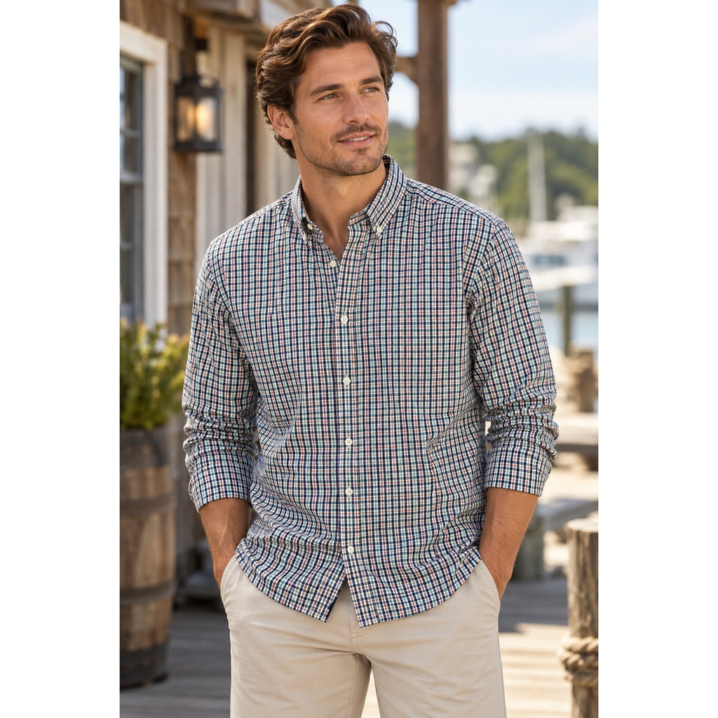 UNTUCKit Loughlin Plaid Relaxed Fit Long Sleeve Shirt — Size 2XL // Preowned