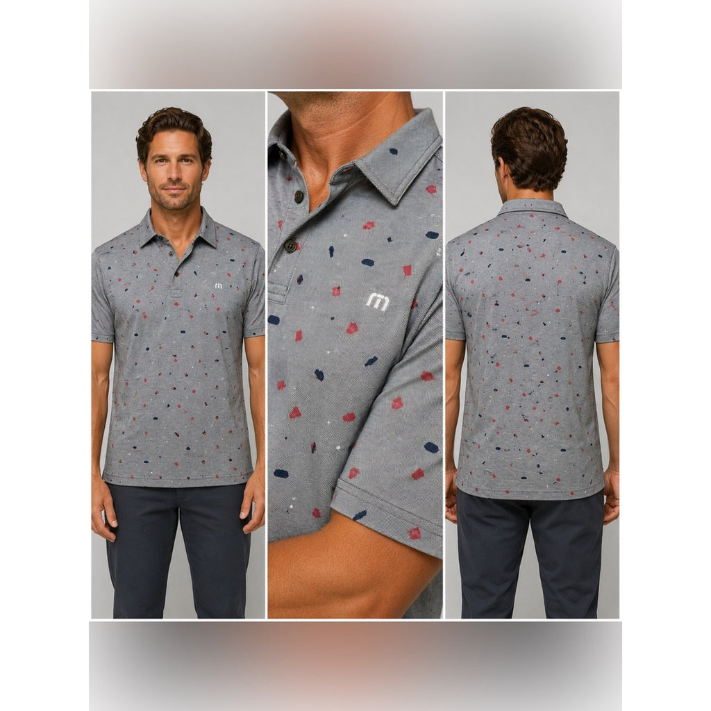 Travis Mathew Happy Hour Pima Cotton Golf Polo - Small