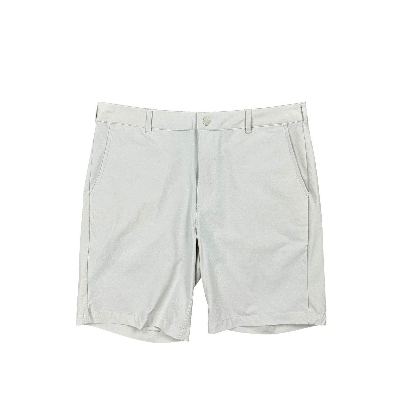 Onward Reserve Harris Performance Stretch Golf Shorts in Light Cream Stone — Size 32 // Preowned