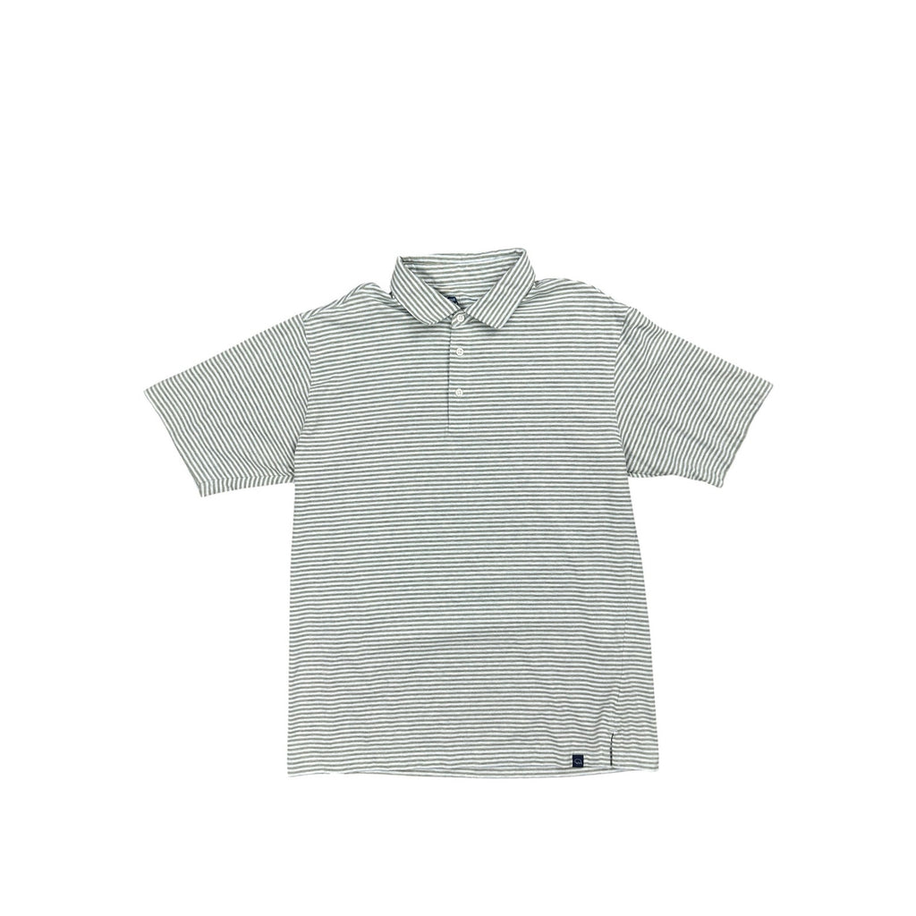 Onward Reserve Echo Stripe Short Sleeve Performance Polo — Size Large // Preowned