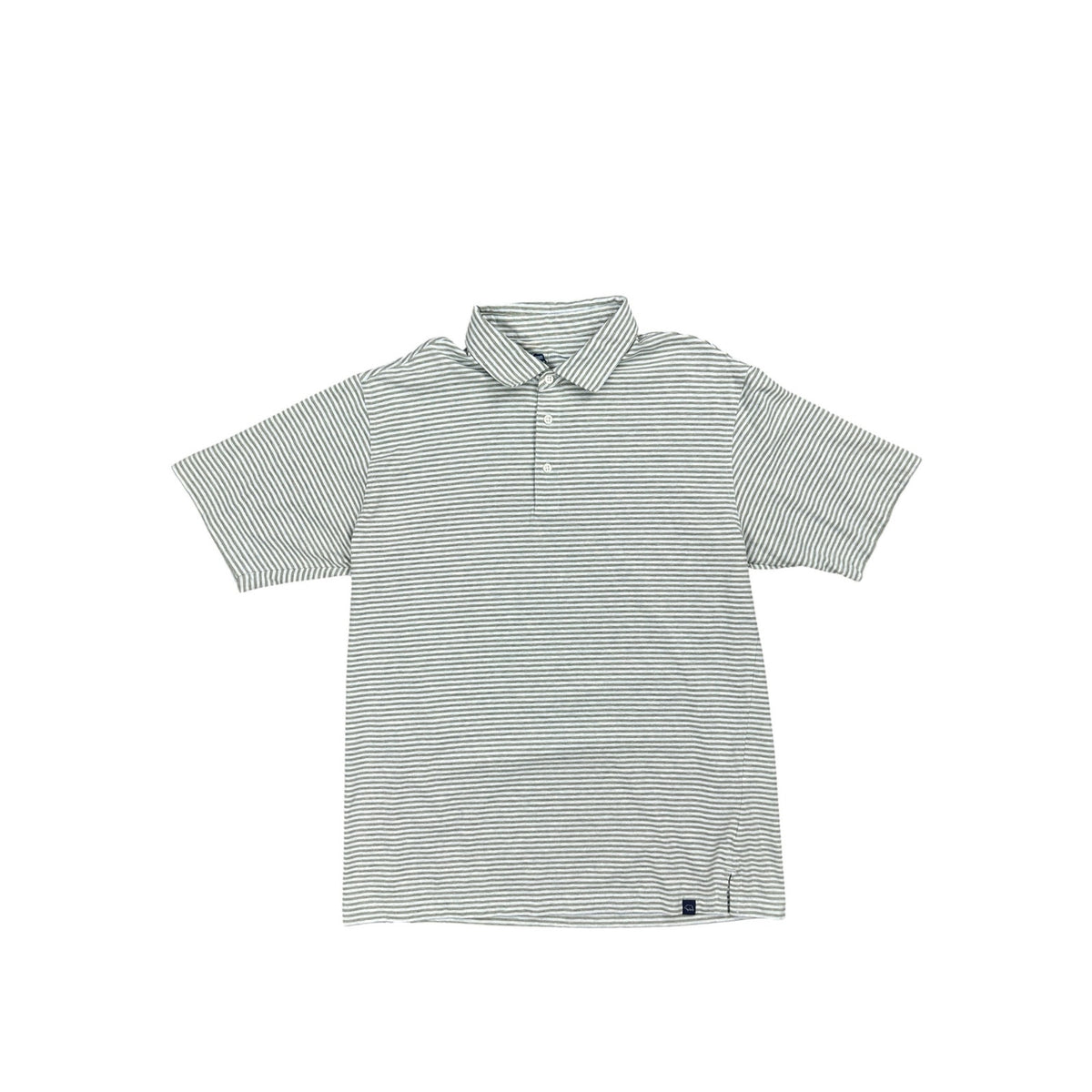 Onward Reserve Echo Stripe Short Sleeve Performance Polo — Size Large // Preowned