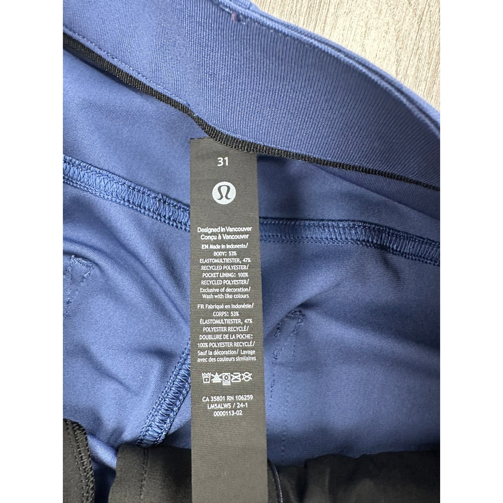 Lululemon ABC Warpstreme Classic Fit 5 Pocket Pants in Blue — Size 31 // Preowned