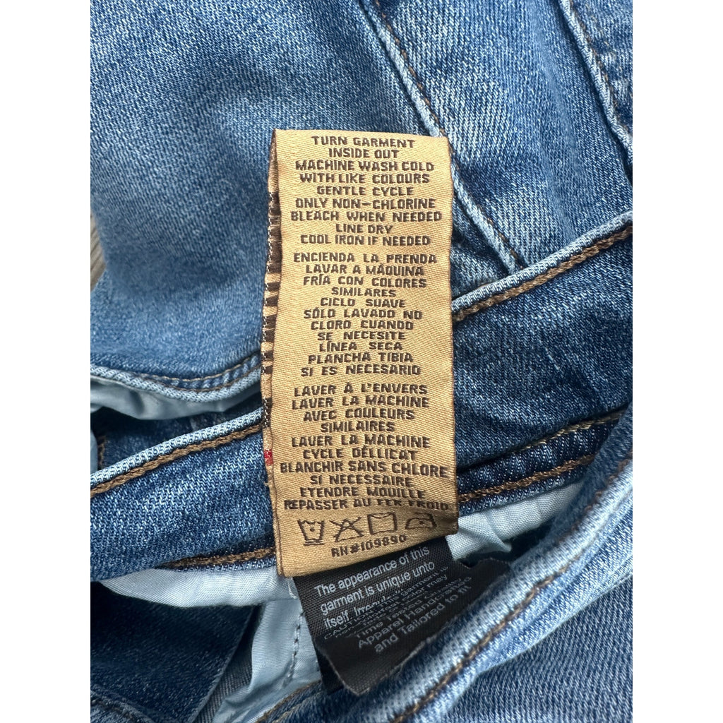 Seven7 Jean Co. Slim Straight Leg Premium Denim Jean in Light Wash — 32x32